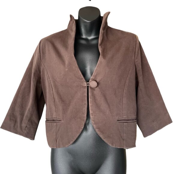 🌸4/$50🌸 Vintage-Inspired Cropped Lined Jacket - Picture 5 of 15